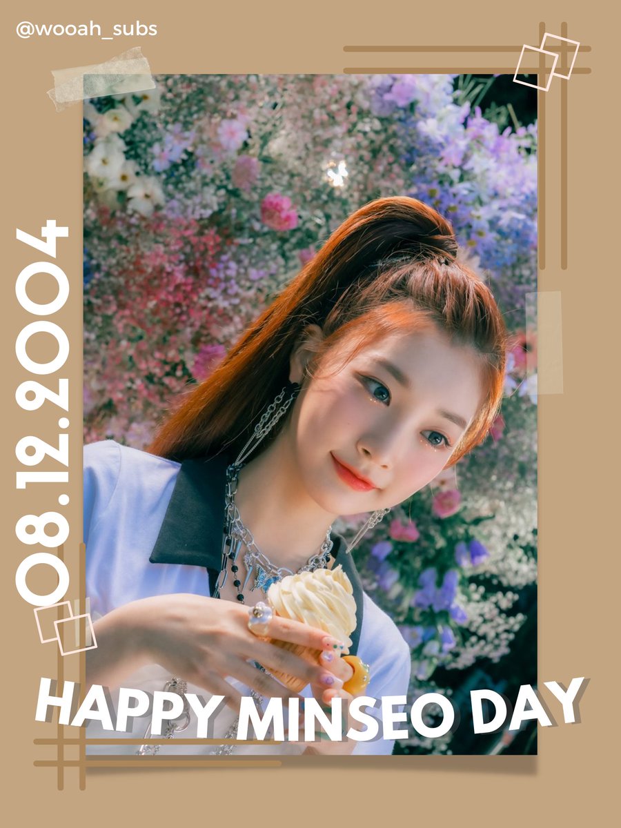 wooah_subs's tweet photo. TO. OUR MINSEO @wooah_nv
 
Happy birthday!
생일 축하해요!
Our one and only Minseo Day~
하나뿐인 민서 데이~

FROM. wooahSubs

#0812는_민서와_Joyride
#SpotlightOnMinseoDay
#HAPPY_MINSEO_DAY
#wooah #우아 #MINSEO #민서 https://t.co/KhP7TmxclZ