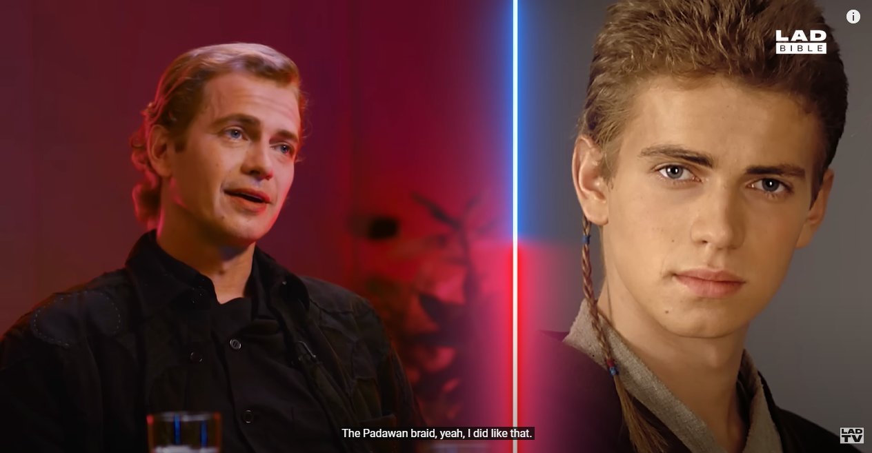 All Things Kenobi on Twitter: "Currently thinking about how Hayden wanted  the padawan braid in ep. 2 because Ewan had "made it look so cool" in ep.  1. 🤭 https://t.co/ItxMHXPHRj" / Twitter