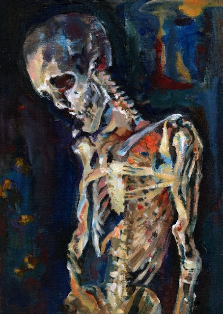This #anatomy painting will be in the Gordon Museum - hosted show Anatomy & Beyond 2 next year - meanwhile prints of it for you in my webstore from £69 at eleanorcrook.net/for-sale