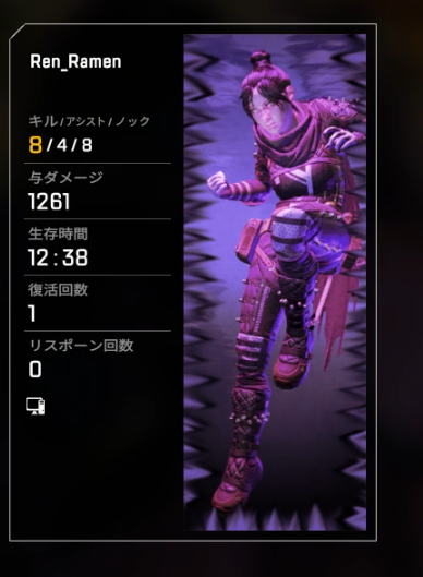 Elite_1109's tweet photo. #APEX #8kill!! https://t.co/P4IVJ7Ajgo