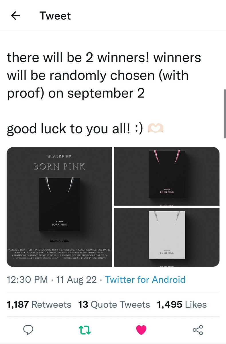 bonyangeus's tweet photo. @iLuvIdlePink Tysm for this giveaway!

BORN PINK🕷🐍 https://t.co/GTHQ5cbPJR