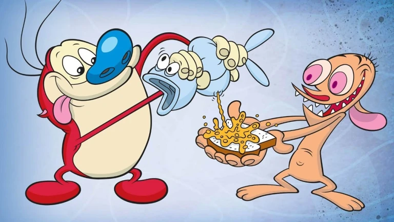 HOMAGE's tweet photo. In what was perhaps the greatest moment in TV history, Rugrats, Doug, and Ren &amp; Stimpy all premiered today 31 years ago. Pay homage. https://t.co/SbvvsAoib2