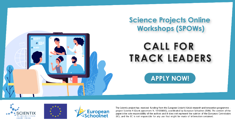 scientix_eu's tweet photo. 🤔 Do you know what the Science Projects Online Workshops (SPOWs) are?

🔥 #SPOWs are highly interactive and hands-on workshops for #teachers and other educators, focusing on socially relevant STEM topics

🔗 Want to lead one? Apply by 28 August for the next SPOW 13 and 14! 📥