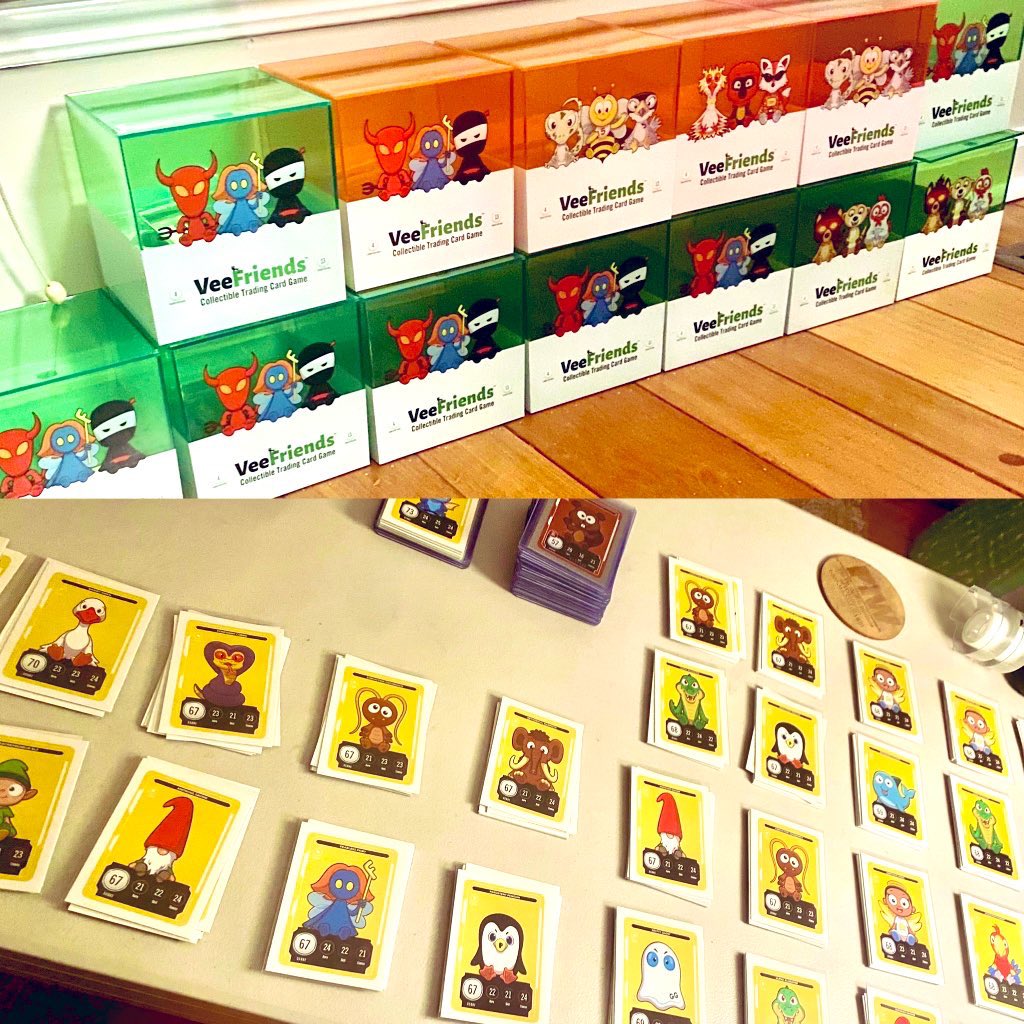 JCourageFIT's tweet image. GIVEAWAY TIME!!

To win one (1) @veefriends C&amp;amp;C cards Mystery Pack of 20 cards, all you have to do is:

• Follow me
• Retweet this tweet

Packs are still available to purchase so pick 1 or more up and spread the word! 

Tons of big hits to be found!!
@garyvee