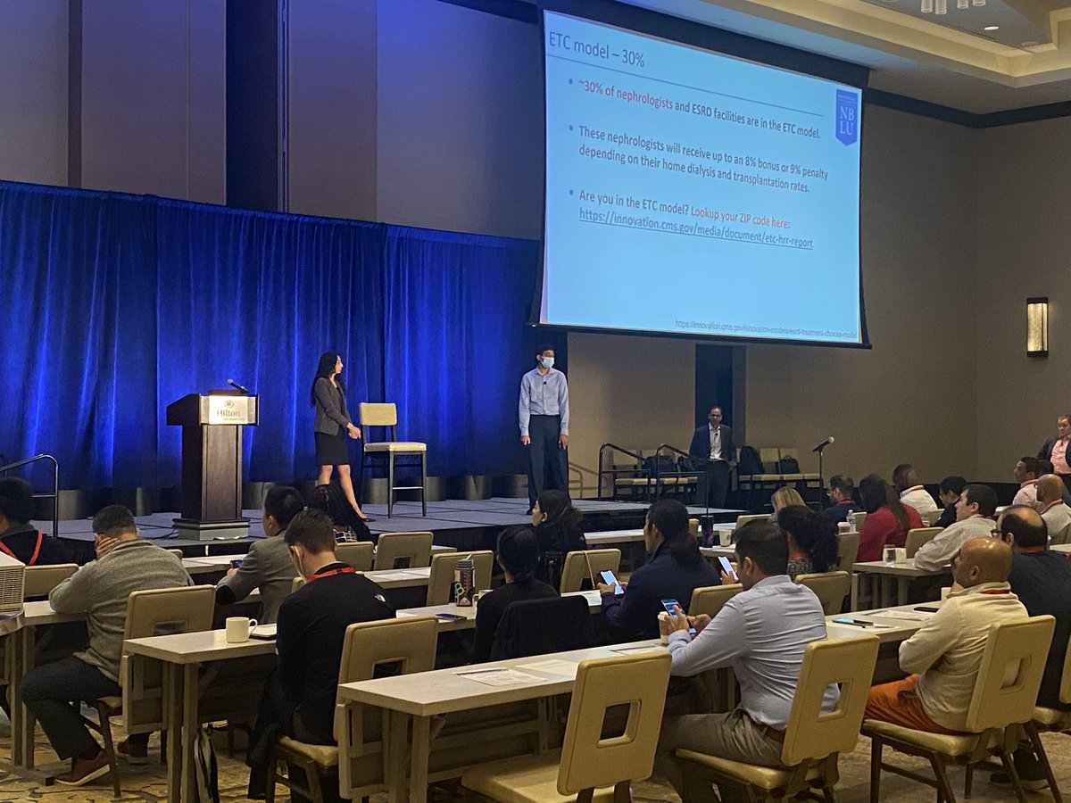 Day 2 <a href="/NBLUniv/">NBLU: Renal Leaders</a> 2022 opens with @Yuv90 &amp; <a href="/LTummalapalli/">Sri Lekha Tummalapalli, MD, MBA</a> from <a href="/PennKidney/">Penn Kidney</a> &amp; <a href="/Cornell/">Cornell University</a> - Both <a href="/NBLUniv/">NBLU: Renal Leaders</a> Alumni and Leaders in Value Based Care! Interactive Poll session - great way to learn!