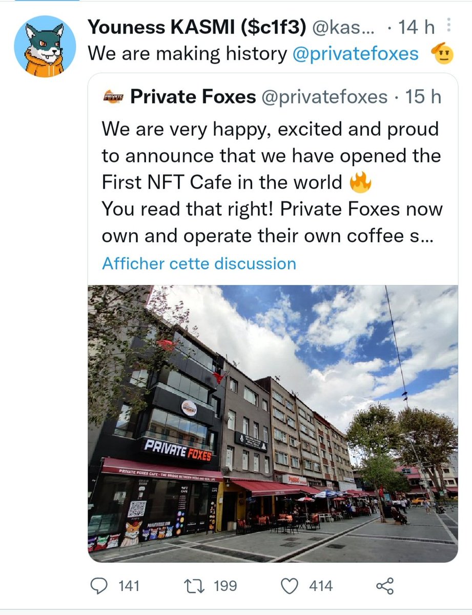 misk_amay's tweet photo. Proud to be member of this NFT community long life to @privatefoxes  .. Proud of you bro @kasmiyouness1 https://t.co/g7SlufrBwH