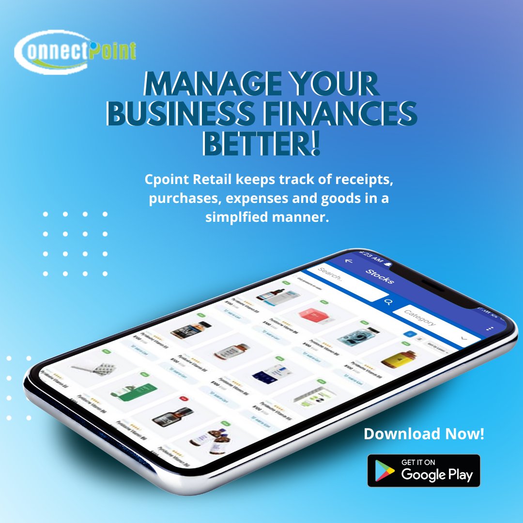 ConnectPoint4's tweet image. Managing your business just got better!

Cpoint Retail offers all the elements required for effective inventory management.

We have amazing options you can choose from!
Click here to get started. lnkd.in/dQnXCMwS