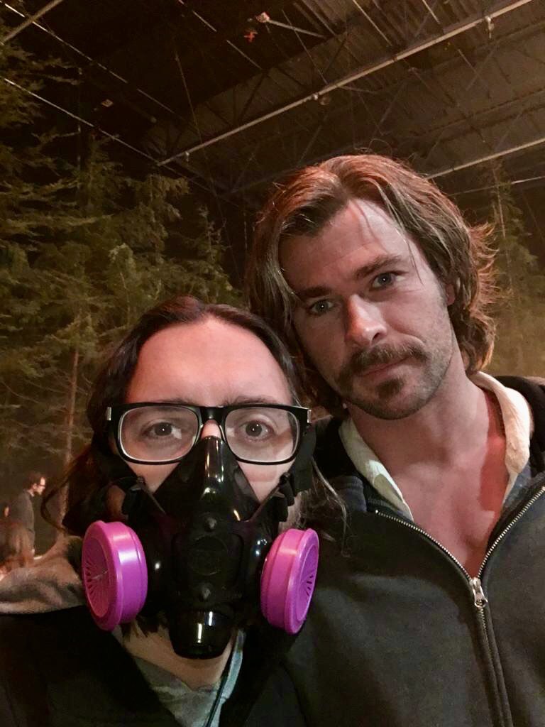 LucaVannella's tweet photo. The word “boss” says it all!!! @chrishemsworth you are much more! You are family, an incredible friend and a I love when you think I’m special, like in the picture 😂 Happy birthday legend and thanks for signing my abs! 

#HappyBirthday #ChrisHemsworth https://t.co/OhsZzMGBhe