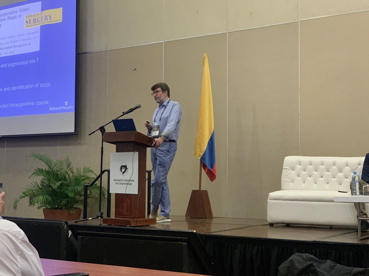 Great start of the Colombian Colorectal congress. Impressive first talk by <a href="/JohnRTMonsonMD/">John Monson MD FRCS FACS FASCRS</a> on newest developments in surgery <a href="/juanreyesmd/">JUAN CARLOS REYES</a> #SoMe4Surgery #Latam