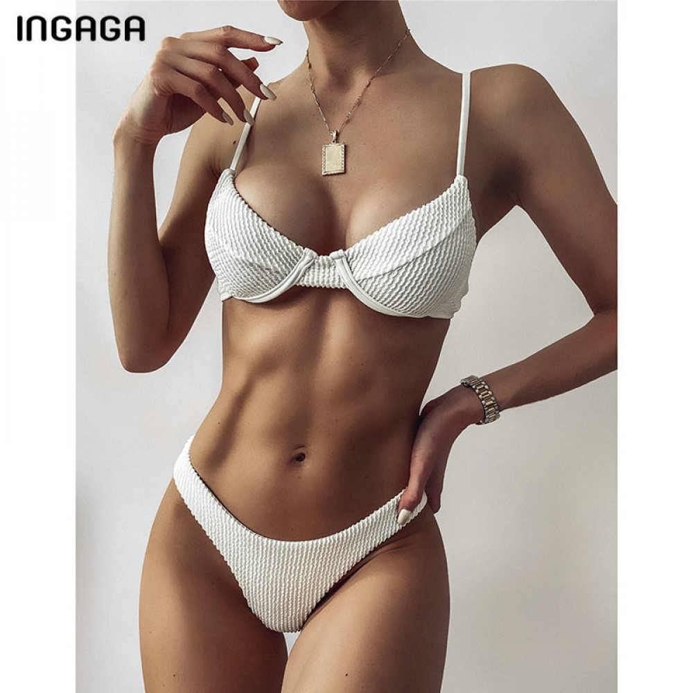 test Twitter Media - #fashion Ingaga Push Up Bikini Vrouwen Zwemkleding Badmode Thong Biquini Effen Geribbelde Badpakken Wit Strap Beachwear 2021 Zwemmen Pak https://t.co/lS70JlHxbT https://t.co/C6EriT6ZvV