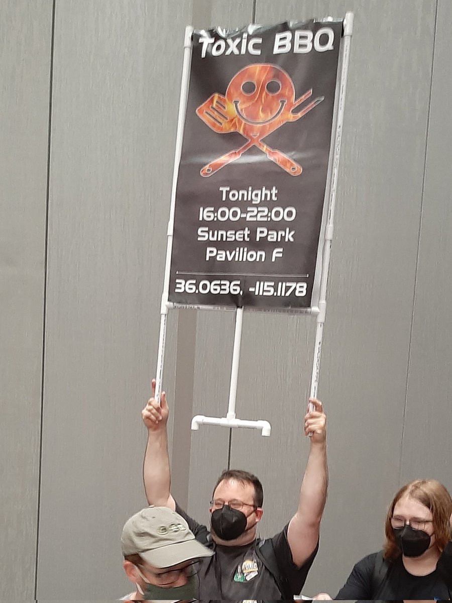 badkobold's tweet image. Toxic BBQ is tonight. Always a great event! 

#defcon #toxicbbq #letseat