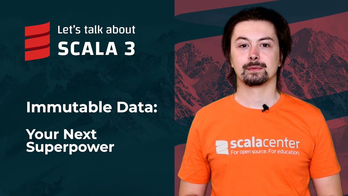 Xebia_Global's tweet image. Hope you're ready, super Scala friends! @bishabosha from the Scala Center is going to show you how to make immutable data your next superpower in this new episode of "Let's talk about Scala 3!"
Watch it here: youtu.be/RZFfk-64vfk
#Scala3 #ImmutableData @scala_lang