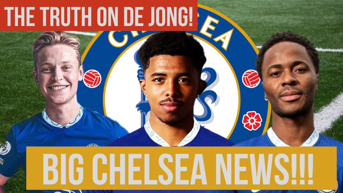 BlueCoProject's tweet photo. New Chelsea video:

- The TRUTH on De Jong
- Fofana update 
- Sterling press conference 

Final video until Saturday UNLESS major news cause surely this FDJ saga is long for everyone 😂 click the link below and like/comment 👇🏻🙏💙

https://t.co/Uwzo4n4ZYN https://t.co/6OQfJ87wwi