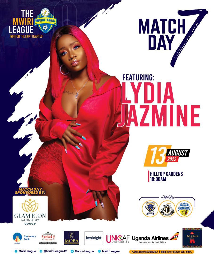 LydiahJazmine's tweet photo. Mwirians😍😍😍 I'll be chilling with you this Saturday at Naguru Hiltop Gardens mbawe ku vibe 😉
#mwirileague, #bluedollar #Glamiconsaloon https://t.co/gpnXw8gSlb