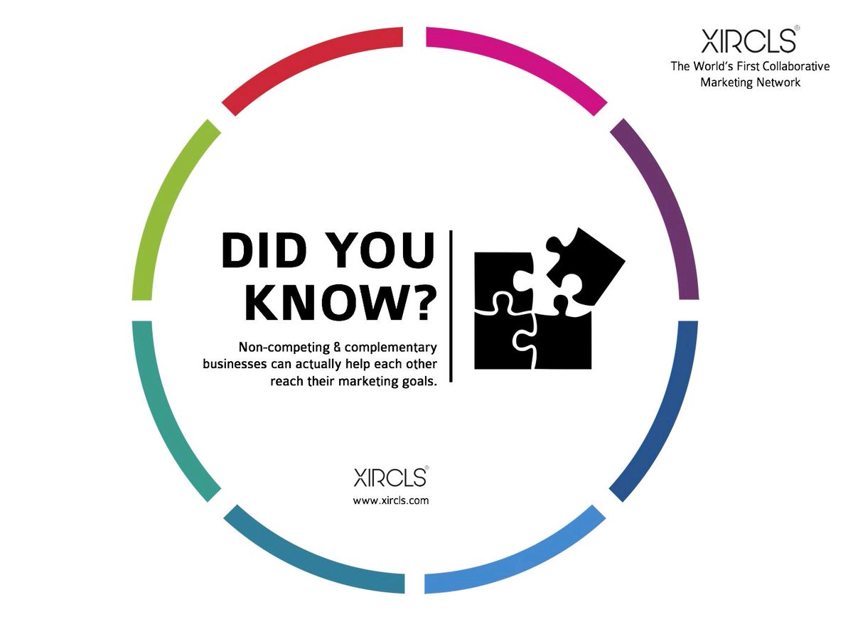 xircls's tweet photo. Via XIRCLS, companies are discovering the benefits of collaboration for precision marketing & loyalty-building - just by allocating a very small portion of their marketing budget!
#XIRCLS #collaborativemarketing #customerloyalty #customerreach
Design credit: Maha A. Shadoufa https://t.co/nflAPGgHLe