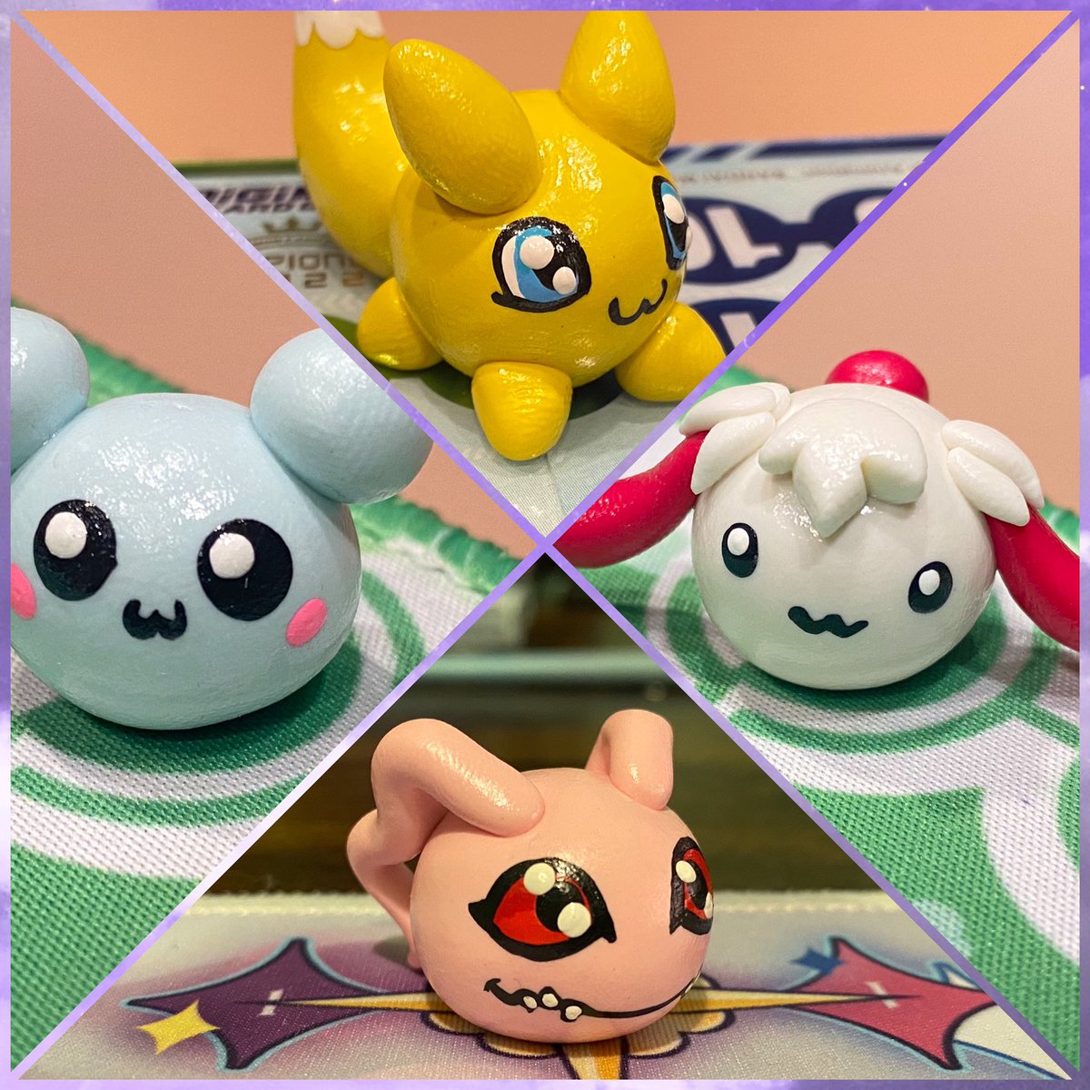 chaoticmeatloaf's tweet photo. 💕New listings💕
Viximon and some new and improved art styles of existing counters are now live on my Etsy 🥰 these little guys all have less than 3 homes each since being listed so I gave them a little polishing
.
.
.
.
#snowbotamon #yukimibotamon #paomon #koromon #digimon. https://t.co/wk6JUWXS05