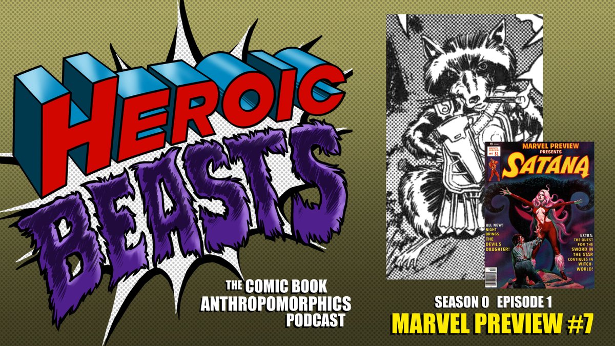 heroicbeasts's tweet photo. Episode 1 is up!

Featuring Rocket Raccoon's first credited comic appearance, Marvel Preview #7 (1976).

https://t.co/XULC7Q3nsd

(SOON to be available everywhere podcasts are, but submission processes vary- currently on Podbean, Apple, Spotify, Podchaser, and Amazon.) https://t.co/AtUKCapav8