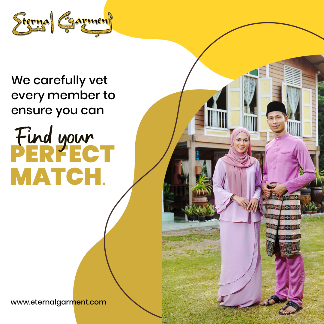 egarment's tweet image. We are a trusted #MuslimMatch site for a good reason. We carefully vet every member to ensure you can find your perfect match. eternalgarment.com
