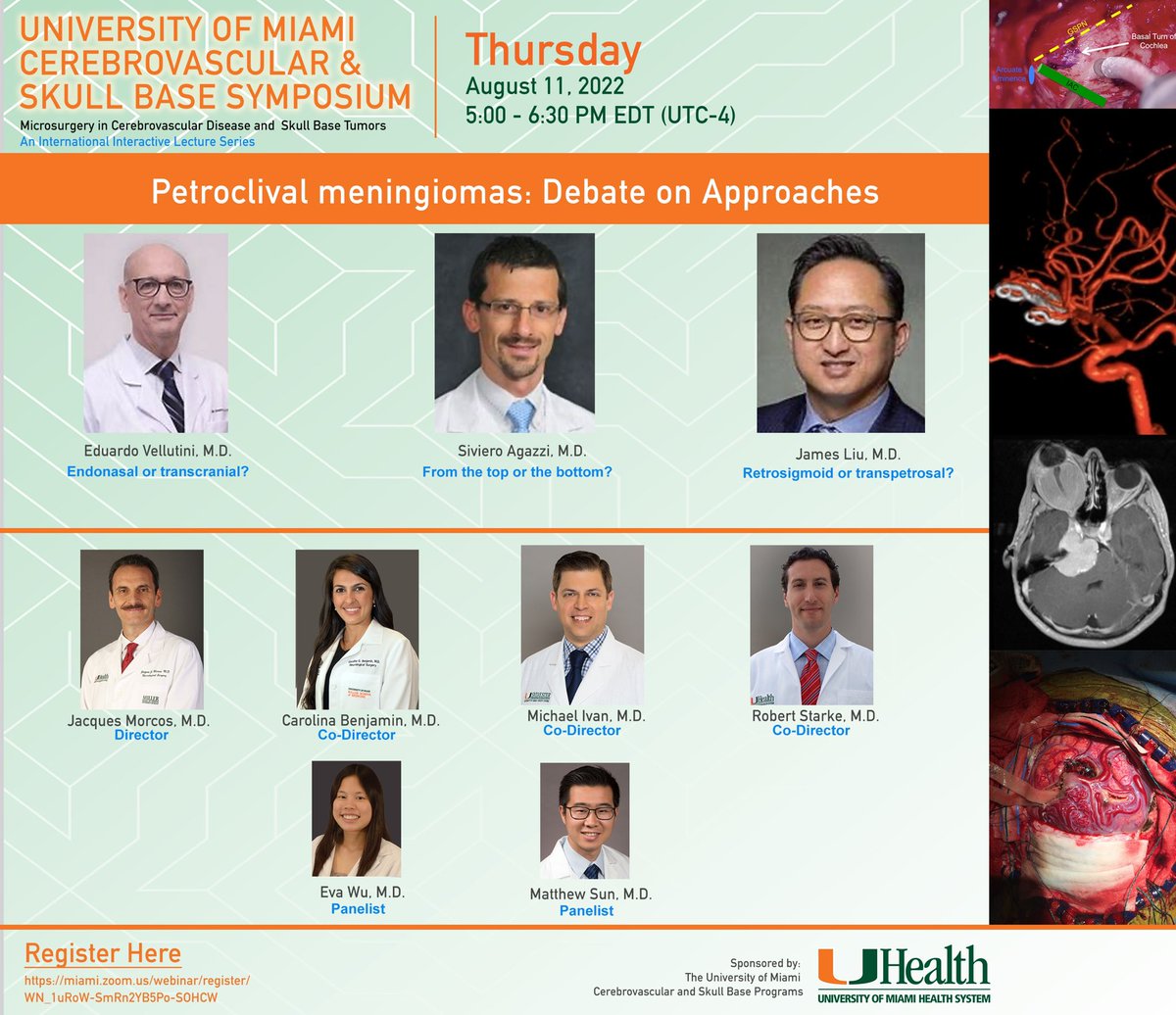 Join us today! <a href="/jacquesmorcosmd/">Jacques Morcos MD FRCS FAANS</a> <a href="/EvaWuMD/">Eva Wu</a> <a href="/SkullBaseMD/">James K. Liu, MD</a> <a href="/Starkeneurosurg/">Starke_neurosurgery</a> <a href="/michaelivanmd/">Michael Ivan, MD, MBS, FAANS</a>