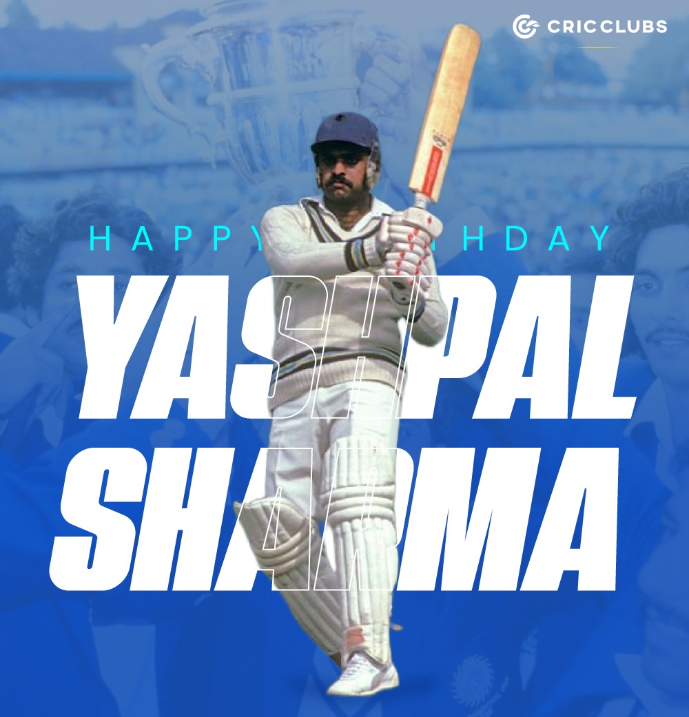   Happy Birthday to Former Indian Cricketer Yashpal Sharma!    