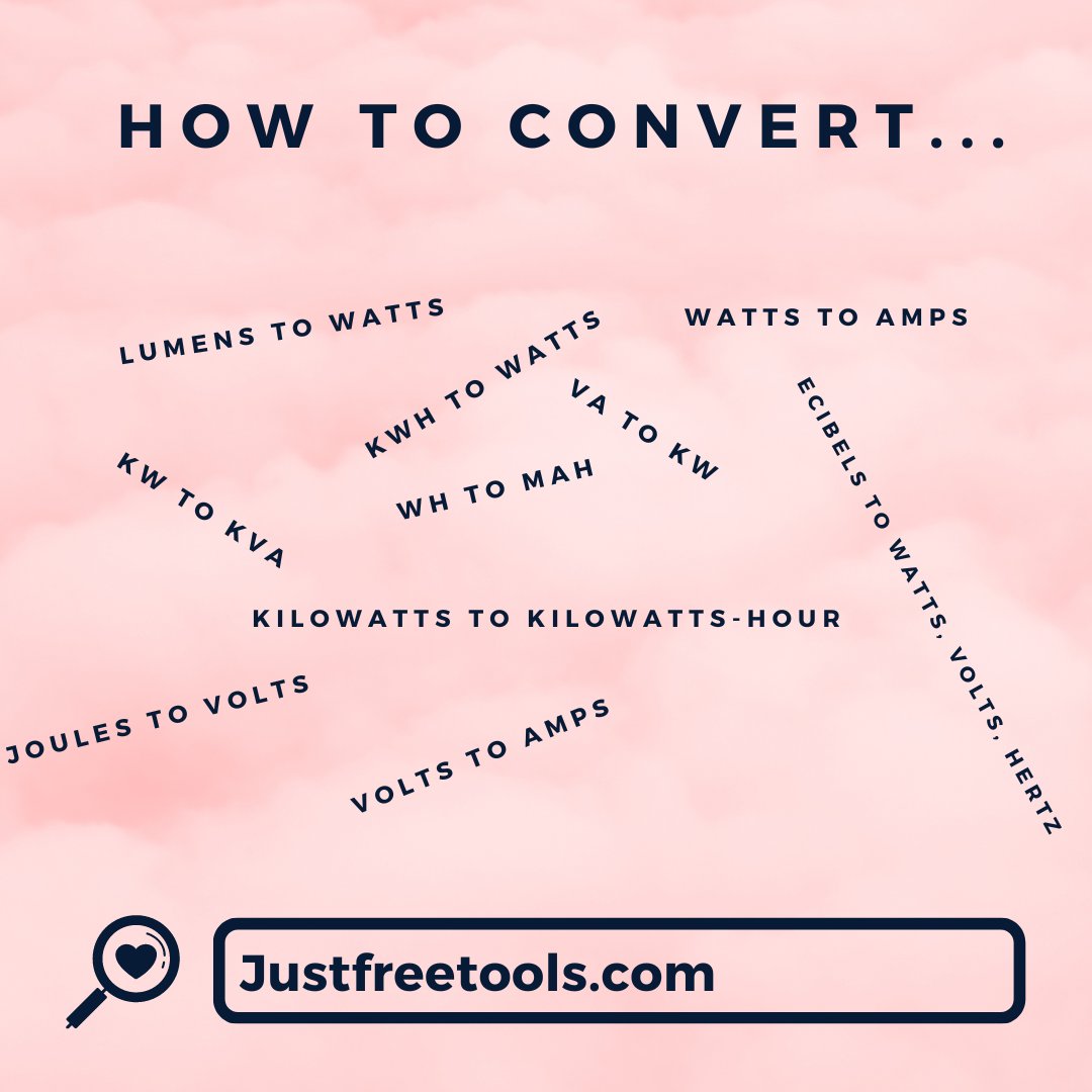 justfreetools's tweet photo. Very useful page for all of us - all converters related to energy and electricity: https://t.co/FyB20kPXtI
#electricity #usefulltools #justfreetools #calculators #converters https://t.co/6cC855Jsjp