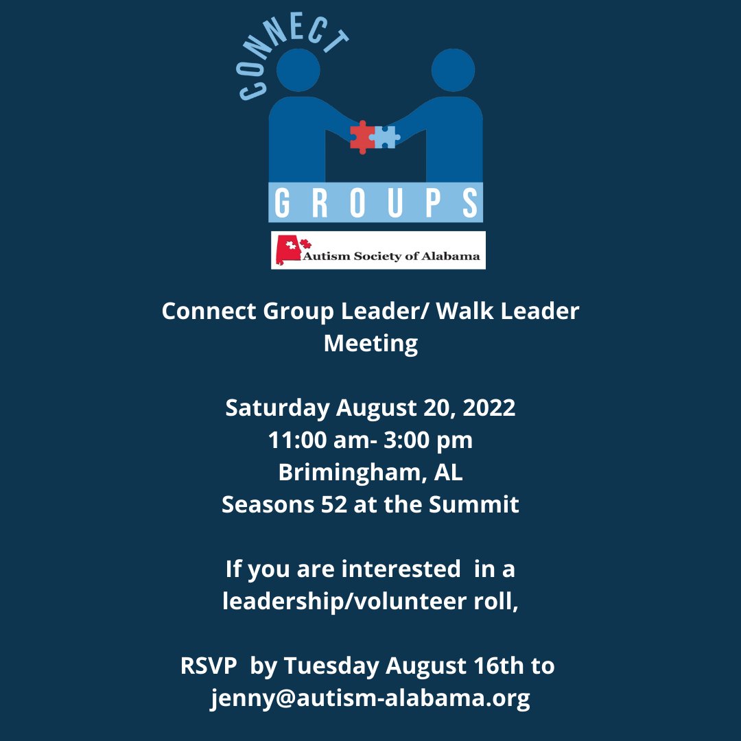 The team at ASA needs your feedback! We are hosting a round table discussion and luncheon. We want to connect to our families, caregivers, and teachers hence the name, Connect Groups!