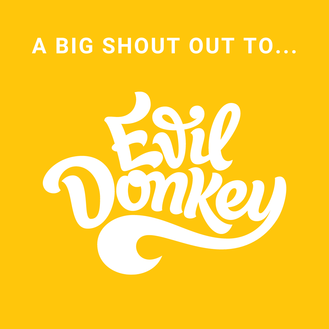 A massive shout-out to Evil Donkey, whom we have worked closely with over the last few months! Evil Donkey specialises in digital media and branding and has done an incredible job on our collaborated projects. Check out their work at loom.ly/WD8txXc!
