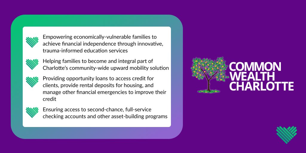 LendingTree Foundation (@ltreefoundation) on Twitter photo Common Wealth Charlotte is dedicated to empowering Charlotte's economically-vulnerable families to achieve financial independence through innovative, trauma-informed financial education & capability. Follow <a href="/CWCLT/">Common Wealth Charlotte</a> to learn more about their #communityimpact! #upwardmoblity Common Wealth Charlotte is dedicated to empowering Charlotte's economically-vulnerable families to achieve financial independence through innovative, trauma-informed financial education & capability. Follow <a href="/CWCLT/">Common Wealth Charlotte</a> to learn more about their #communityimpact! #upwardmoblity