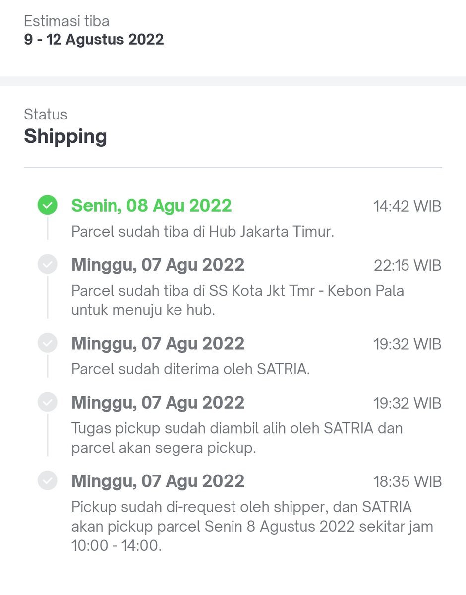 nnnrlaini's tweet photo. AnterAja lu ngapain aja siiiiiih??? Astaghfirullah, paket ku ndekem dr hari senin di hub jkt 😩 https://t.co/La6nv72RAd