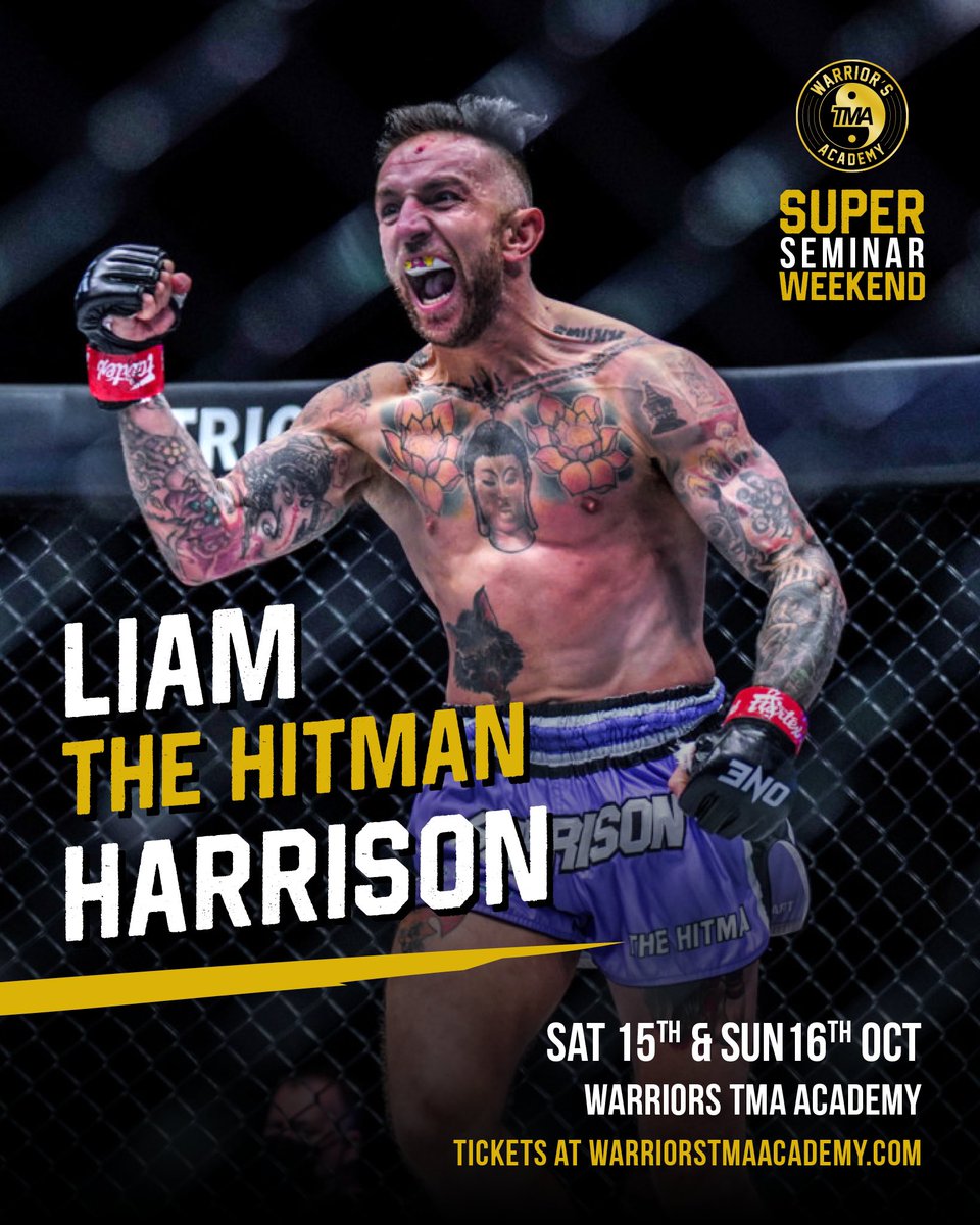 PindiMadahar's tweet image. Now here it is, our next coach for our SUPER SEMINAR WEEKEND, none other then the Hitman himself,

Mr Liam Harrison 💥 @LiamBadco

Liam, alongside Andy &amp;amp; Steve is going to be bringing you some awesome cool tricks and techniques to use in your game 🥊

This is going be amazing 🤩