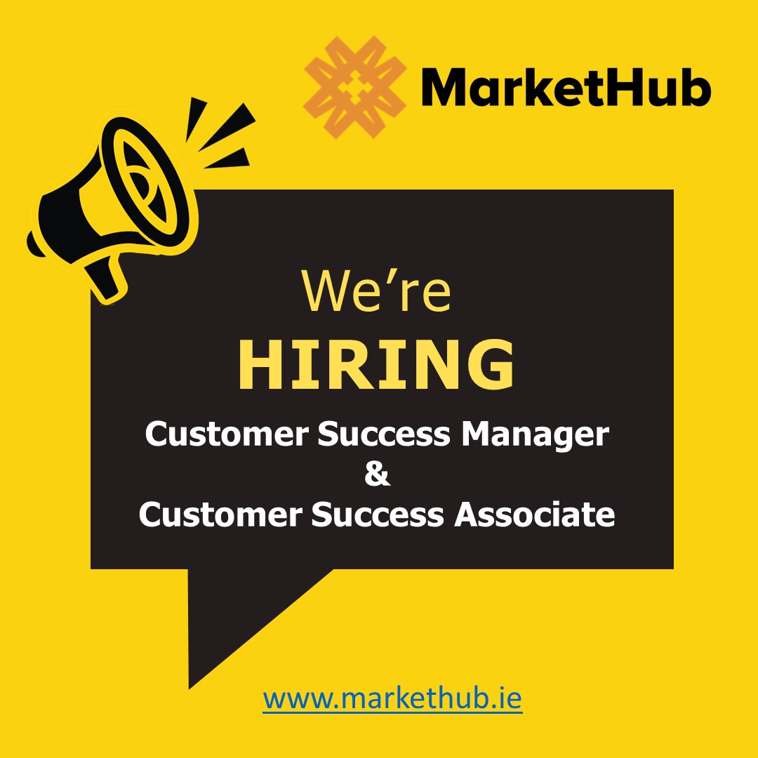 MarketHubTech's tweet image. Come join and thrive in one of the fastest growing companies in Europe!

Check out our website to apply. Email your resume and cover letter to info@markethub.ie
