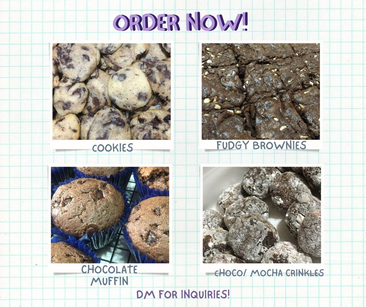 Our freshly baked treats are on your way! Order and get yours now! Deliveries on weekends! 😉