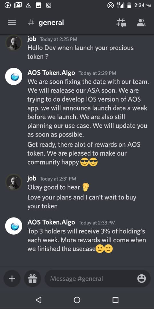 AOSToken_Algo's tweet image. Join our discord server