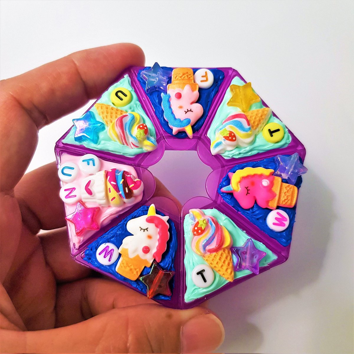 art_kcy's tweet photo. Excited to share the latest addition to my #etsy shop: Unicorn Loves Ice-Cream Weekly Pill Organizer Box Crafted Cute Pill Box Art For Your Medicines, Vitamins, Supplements #cutepillorganizer #cutepillbox #cutepillcase #unicornpillbox #cutepillorganiser https://t.co/s91fGoWee6 https://t.co/3CTm5fhLzm