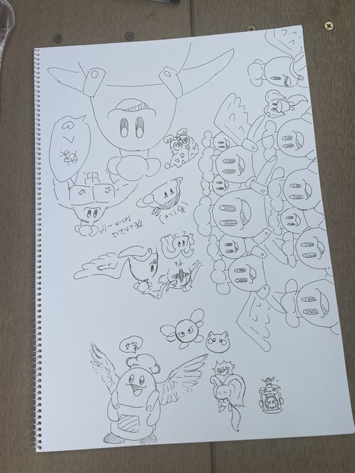 同行してくれたにもの、ひのきちちゃん、あるかりちゃん、飛び入り参加金寺さん本当にありがとうございました!!!!!!まじで一生に残る思い出!!!😭😭😭🙏🏻
タリーズ前と強風テント下でスケブ交換してくれた方々あんなにカビクラが集まる機会そうないのでめちゃくちゃ楽しかったです!!!!! 