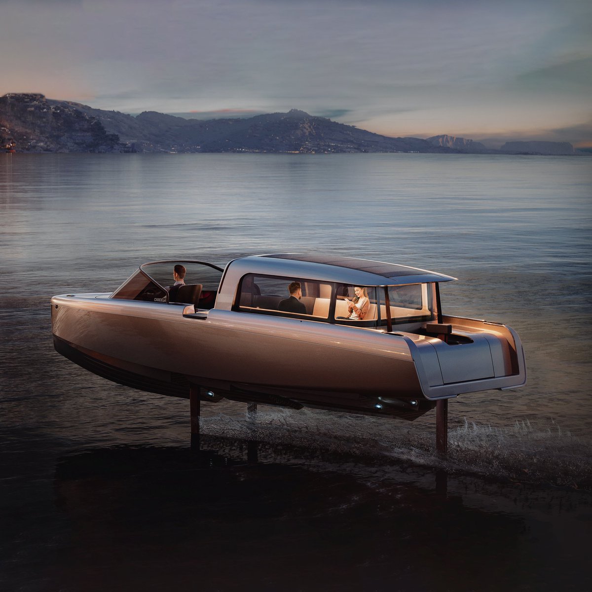 Designed to be the quietest on the market, the P-8 Voyager cabin provides a peaceful environment for 6 passengers. Even in rough conditions and at high speeds. #ev #ElectricVehicles