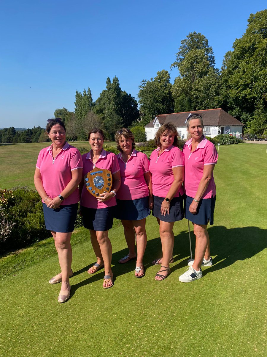 LittleAstonGolf's tweet photo. Congratulations to all team members who played in the Staffs Interclub Matchplay which saw them reach the final yesterday. A 3 - 2 win against @uttoxetergolf secured the trophy. Thanks to the caddies and team captain Lesley Warmington. @staffsgolfclubs #welovegolf #whyIgolf https://t.co/6Am8g5Vhot