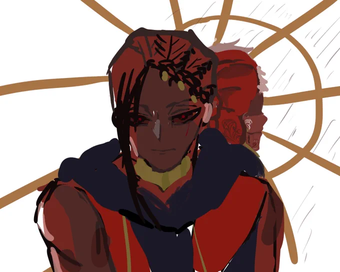 没になったラフ去年描いたやつの対を描きたかったんだと思う 
