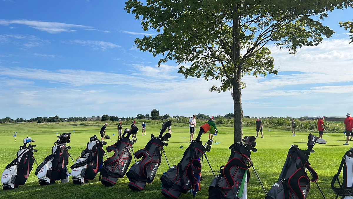 Raiders working on putting, getting ready for our first invite next Monday <a href="/BHSRaiders/">BHS Athletics</a>