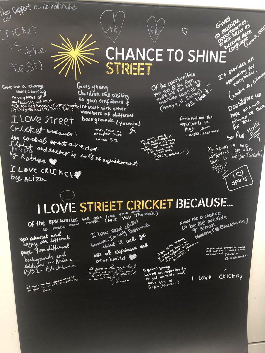 ‘It gave me the opportunity to expand my social circle and gain confidence within myself. It creates unbreakable communities ❤️’  just one of the comments below from our Street Final participants 👇 #powerofcricket #sportforgood