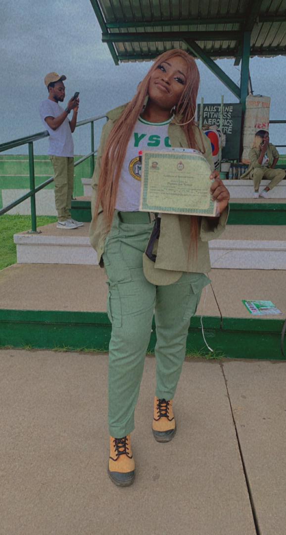 SassenachWendy's tweet photo. POP done. ✌️😁
#ExKopa
#NYSC https://t.co/r8TVrBN01O