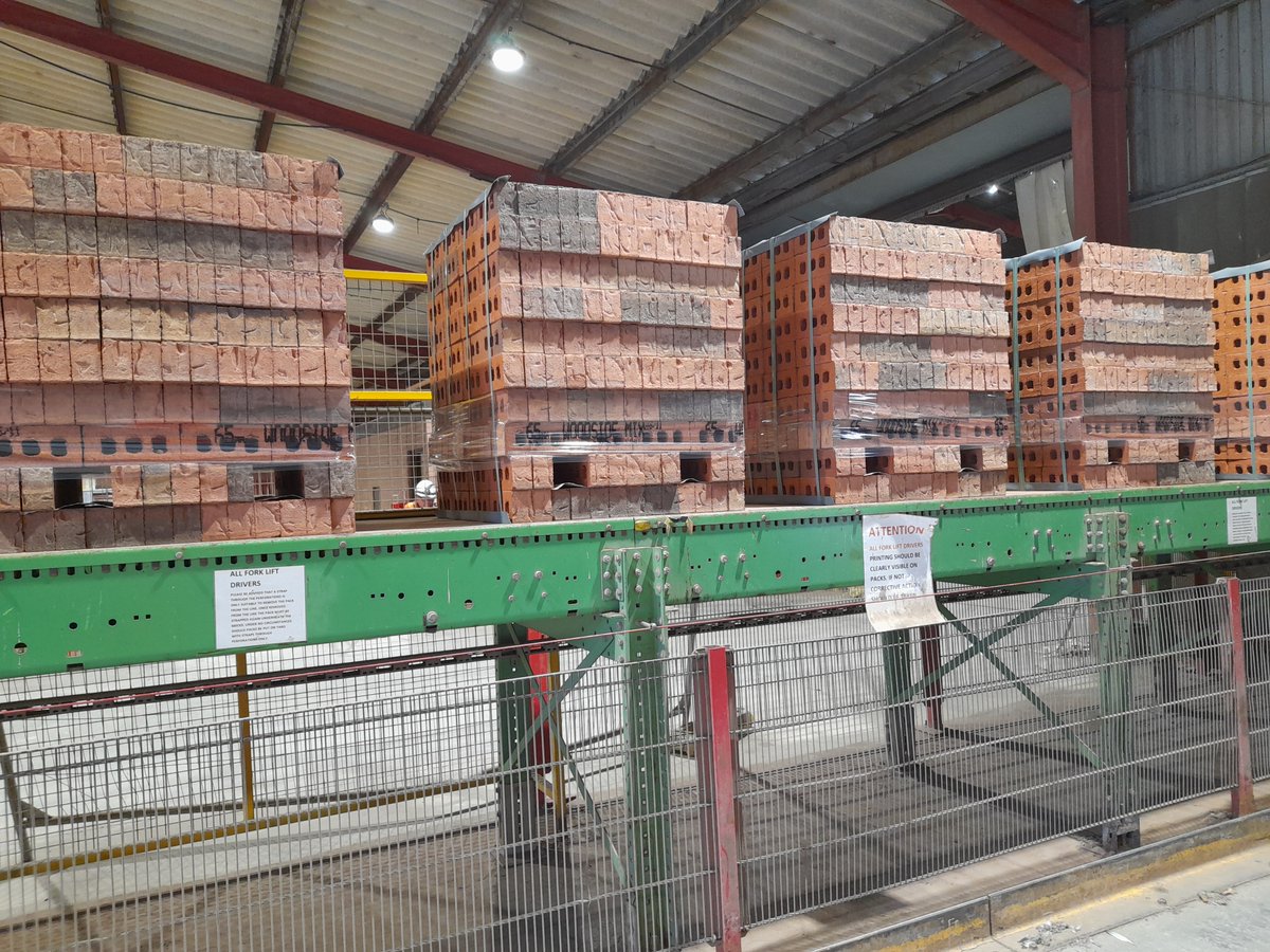 ForterraUK's tweet photo. Delighted to announce that from this week, our Accrington factory will reduce plastic wrap usage by a massive 84% per year, going from a hood to a belly band solution. Another great example of how each investment we make is required to deliver a meaningful #sustainability benefit https://t.co/1xVFaGw43q