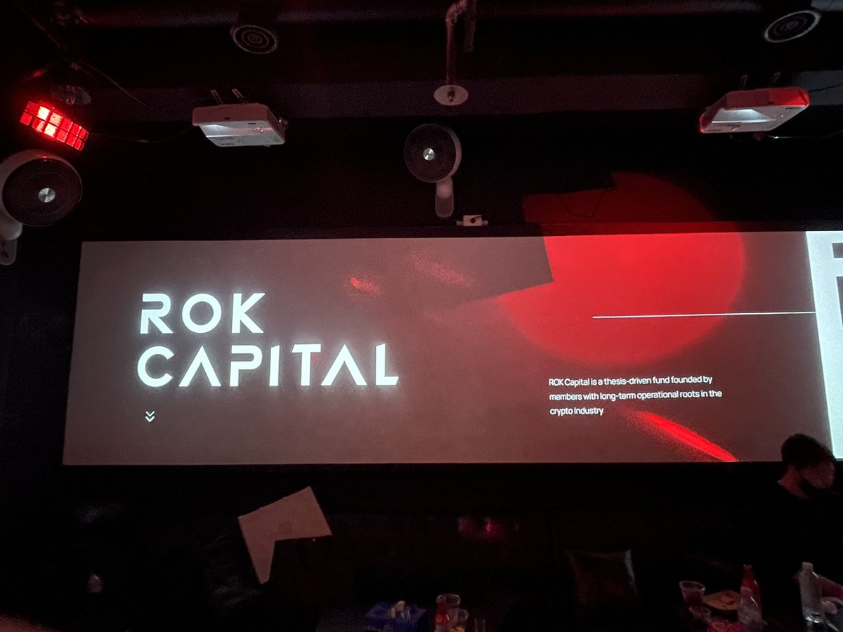 Cryptopia2022's tweet photo. A shout out to @ROKCapital for organising a kickass party https://t.co/O6dhFYtNyU