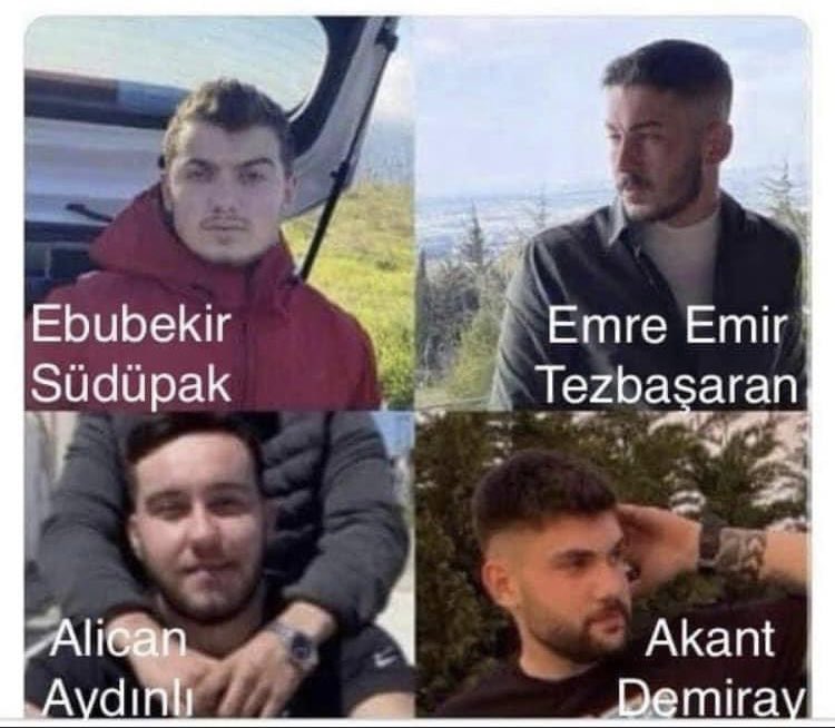 Sud3zdmr's tweet photo. #mertcankayaicinadalet Bu katiller hayatlarına kaldığı yerden devam ediyor hiçbir pişmanlık bile duymuyorlar insan olan biraz utanır pişman olur siz gencecik pırlanta gibi bir evladın yaşama hakkını elinden aldınız KATİLLERE ağırlaştırılmış müebbet iSTİYORUZ @adalet_bakanlik https://t.co/32W2GpjZ4K