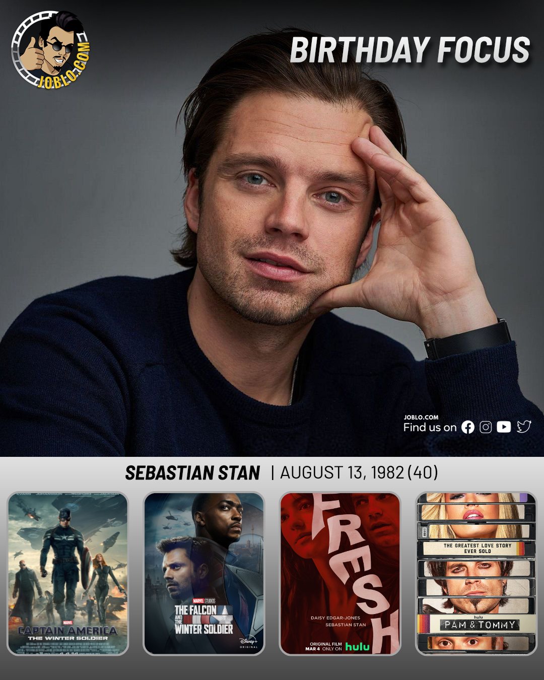 Happy birthday Sebastian Stan!  