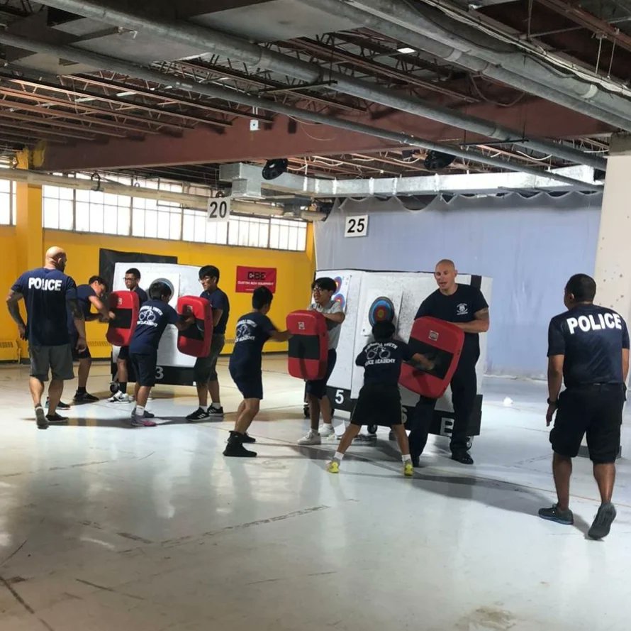 peekskillpolice's tweet photo. Defensive Tactics and Physical Fitness Training Day at the Peekskill Youth Police Academy! 

#CommunityPolicing 
#PeekskillPolice https://t.co/SHd6Q88c5y