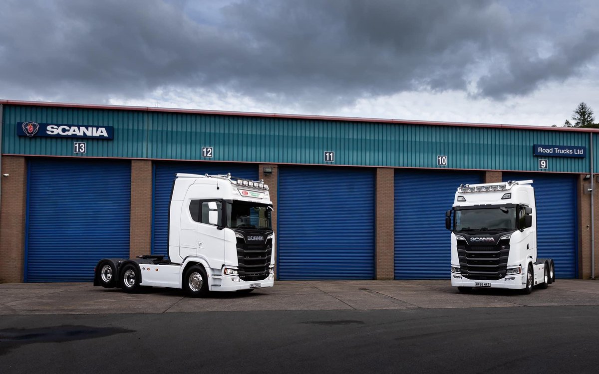 Bell International Transport and Bell Commercials have recently taken delivery of 2 more Scania V8’s. Our sales executive Vincent Taggart handed over the vehicles and on behalf of the Road Trucks team thanked Peter Bell and his team for the continual business. #scania #v8