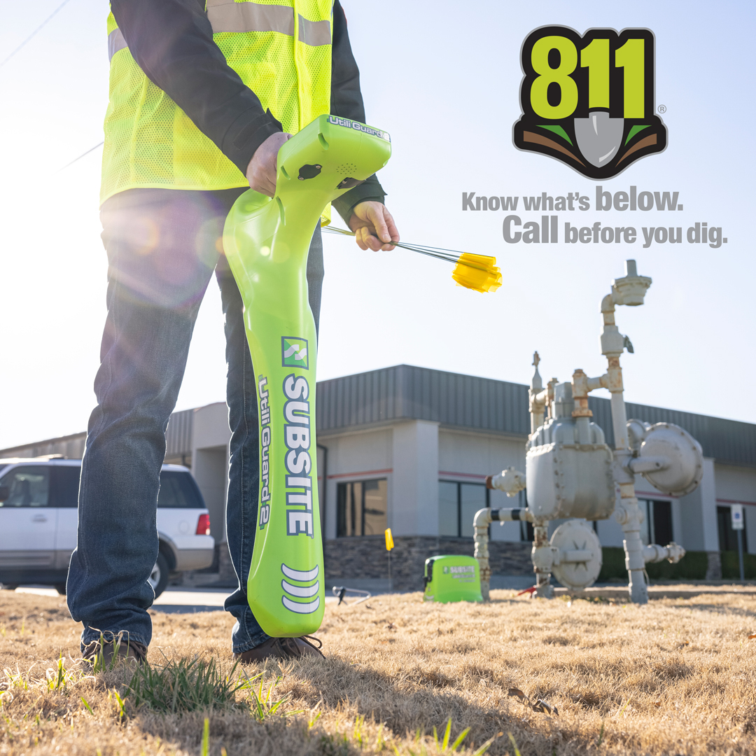 Subsite's tweet image. National Safe Digging Day (811 Day) is today, serving as an important reminder that everyone, whether a homeowner with a shovel or a professional excavator with an earthmover, must Call Before You Dig. #Call811 #UndergroundAwareness #Celebrating811