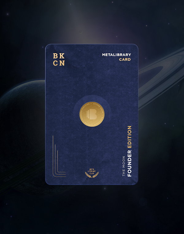 My first MetaLibrary Card, thanks to <a href="/bookcoinHQ/">BookCoin 🛎️</a>