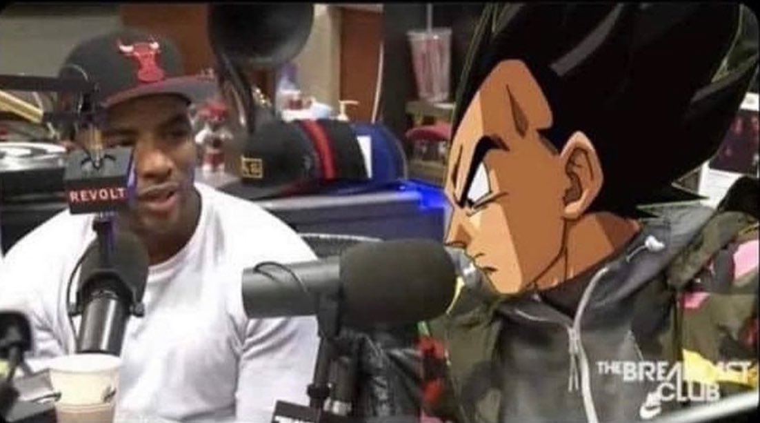 ModernNotoriety's tweet image. Charlemagne be like: Damn so Frieza wiped out ya whole planet and he beat yo ass?